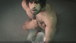 3d 3d_model amnesia black_hair capcom carlos_oliveira dazed forced forced_masturbation gay male male_focus male_masturbation male_only naked nude possessed possessed_male resident_evil resident_evil_3_remake sex_toy solo solo_male tan-skinned_male tan_skin unable_to_consent whitelemon