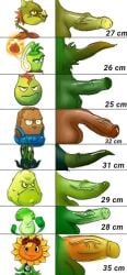 cock cock_size_difference penis plant plants_vs_zombies pvz snap_dragon sunflower