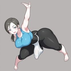 1futa ai_generated ass ass big_ass big_breasts big_butt breasts erection erection_under_clothes erection_under_loincloth fundoshi fundoshi_futanari fundoshilover101 futanari happi_(clothing) huge_ass huge_breasts huge_butt nintendo sarashi wii_fit wii_fit_trainer