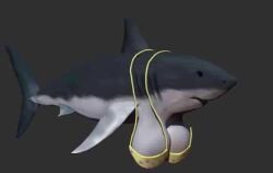 1girls 3d artist_request big_breasts bra breasts busty busty_feral clothed_breasts comedy hyper_breasts meme original shark shitpost tagme tagme_(artist) unknown_artist