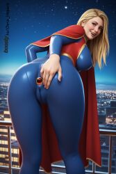 ai_generated anal_plug ass ass_focus blonde_hair breasts chris_hopers kara_danvers kara_zor-el pussy pussy_focus stable_diffusion supergirl