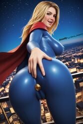 ai_generated anal_plug ass ass_focus blonde_hair breasts chris_hopers kara_danvers kara_zor-el pussy pussy_focus stable_diffusion supergirl