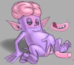 4_fingers 4_toes anthro artist_upload biting_lip black_sclera blush blush brain dildo disembodied_mouth evilevilevil female full_body imminent_masturbation imminent_penetration lidded_eyes masturbation monster my_singing_monsters pointy_ears psychic psychic_powers purple_body purple_skin pussy request self_upload solo_female spiral_eyes spread_pussy tail theremind vagina wet wet_pussy