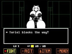 big_ass breasts fight fighting_game frisk huge_cock pix pixel_art tits_out toriel undertale