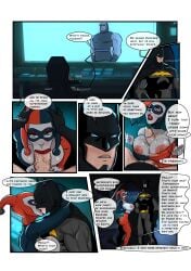 batman batman_(bruce_wayne) batman_(series) big_ass big_breasts bimbo_body blowjob boobjob boobs_out breasts darkseid harley_quinn harley_quinn_(classic) kissing lasgaclaven wife_and_husband zstorys22