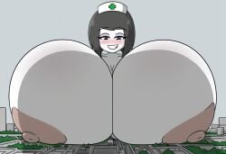 doctorloops giantess giantess_growth hyper_breasts veronica veronica_(doctorloops)