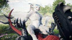 16:9 2024 3d_(artwork) animal_genitalia anthro anthro_on_feral anthro_penetrated arceronth arceronth_(character) aurexia_(herashi) biped black_body black_penis black_scales charr claws countershade_scales countershading cowgirl_position crown digital_media_(artwork) dominant dominant_female dragon duo erection european_mythology feet felid female female_penetrated feral feral_penetrating feral_penetrating_anthro flower fluffy fluffy_tail foot_grab from_front_position fur genital_slit genitals guild_wars headgear hi_res horn leaf lying male male/female male_penetrating male_penetrating_female mammal mythological_creature mythological_scalie mythology on_back on_bottom on_top outside outside_sex penetration penile penile_penetration penis penis_in_vagina pink_inner_ear pink_nose plant pussy quadruped red_body red_scales scales scalie sex sharp_teeth size_difference sky smaller_penetrated smile spiked_tail spikes spikes_(anatomy) tail teeth tiara tiara_only tree vaginal_penetration vulva western_dragon white_body white_fur widescreen zoophilia