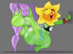 1futa 1girl1futa 1girls 2girls absurd_res alternate_version_available ass ass_focus big_ass big_penis bubble_butt cock female flower futanari green_shadow_(pvz) hi_res huge_cock justelm25 plant plant_girl plant_humanoid plants_vs_zombies plants_vs_zombies:_heroes pvz pvz_heroes solar_flare_(pvz) sunflower