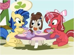 big_crotchboobs cookie cookie_dough_(oc) crotchboobs dead_source earth_pony female horn huge_crotchboobs impossibly_large_crotchboobs magic mare milky_way_(mlp) my_little_pony nipples nude oc oc_only pony red_ribbon_(oc) show_accurate table tea teacup teapot tumblr unicorn