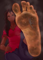 dirty_feet foot_fetish giantess macro micro milf rio_morales salmobaliki stinky_feet sweaty_feet tiny