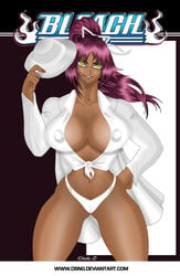 1girls bleach dark-skinned_female dark_skin dsng female female_only sfa shihouin_yoruichi solo