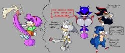 amy rose from classic sonic (universe) by dorkzone