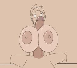 animated balls breasts emma_hugaz gif paizuri penis shiin short_hair velvet_city_(shiin)