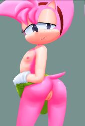 amy rose from fleetway comics by aerosin