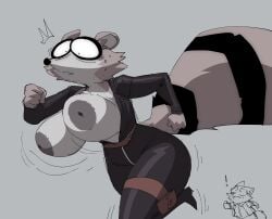 uva the raccoon fan art
