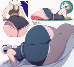 yorha 2b from nier: automata by sebs i art