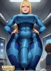 samus aran from metroid by kadmyrel