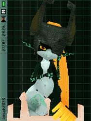 1boy 1girls 3d 3d_animation commission gif girl_on_top imp_midna jimseh2838 loop low_poly midna one_eye_obstructed penis pov smile smug smug_face smug_grin the_legend_of_zelda thick_thighs thighjob thighs twili twilight_princess