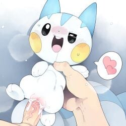 1boy 1girl absurdres bestiality black_eyes cum cum_in_pussy heart hetero highres living_fleshlight open_mouth pachirisu penis pokemon pokephilia sex size_difference smile spoken_heart stomach_bulge uncensored youjo_modoki zoophilia