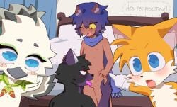 bird bird_boy bird_feet bird_humanoid bird_wings black_fur blowjob blue_eyes blue_hair cat_boy cat_ears cat_humanoid catboy femboy femboy_focus femboysub fox fox_boy fox_ears fox_humanoid fox_tail furry gay gay_male gay_orgy genitals light_blue_eyes male male/femboy male_focus male_only meme meme_reference miles_prower miles_tails_prower naked naked_male niko_(oneshot) nude_male oc on_back on_bed oneshot orange_fur orgy penis purple_fur ratbastard rito scarf scarf_only smaller_penetrating sonic_(series) sonic_the_hedgehog_(series) tagme tails tails_the_fox tan_body tan_skin tears_of_the_kingdom the_legend_of_zelda thick_thighs tongue tongue_kiss tongue_out tulin_(zelda) video_game_character video_games yellow_eyes young younger_male