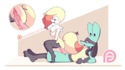 10s 2017 animal_genitalia animated anthro ass barefoot blue_fur blush braixen breasts closed_eyes cross_section diives duo english_text female fur furry grinding heart indoors knot looking_back lucario male male_penetrating mature nintendo nipples on_top open_mouth patreon penetration penis pokemon pokemon_(species) pussy_juice red_eyes reverse_cowgirl_position sex sideboob straight sweat text toe_curl toes vaginal_penetration white_fur x-ray yellow_fur