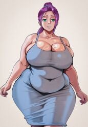 bbw bbw_milf big_belly big_breasts chubby chubby_female curvy curvy_figure fully_clothed jubaby looking_at_viewer milf milf_body original original_character plump tagme thick_legs thick_thighs thight_clothing wide_hips