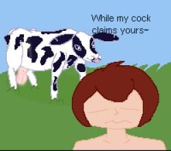 2boys 2d_animation animation bestiality bovid bovine brown_hair claiming claiming_ownership cock cock_hungry cow cum cum_on_penis cumshot day daytime dialogue docking dominant dominant_feral dominant_male domination duo femboy feral feral_male feral_on_human feral_on_male feral_on_top feral_penetrating flaccid flaccid_penis frottage frottage_in_sheath frottage_via_penetration frotting frotting_internal_bulge gay gay_domination gay_sex grass grass_field hard_cock horse_penis horseballs horsecock human human_penetrated humping interspecies longer_than_one_minute male_feral male_human male_human/male_feral marking_territory moo mooing musk musky musky_balls musky_cock musky_penis orange_eyes original outdoor_sex outdoors outside panting pink_penis pixel_animation pixel_art sheath sheath_penetration sheath_play sheathed_penis shorter_than_two_minutes side_view sound tagme talking_feral text throbbing throbbing_cock throbbing_penis twink urethral urethral_insertion urethral_penetration vein veins veins_on_dick veiny_penis video yakuman_player_(artist) zoophilia