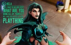 1boy 1boy1girl 1girls 3d asgardian big_ass big_breasts big_thighs breasts bust busty chest curvaceous curvy curvy_figure dialogue dinoboy555 english_text european_mythology female god goddess hela hela_(marvel_rivals) hips hourglass_figure huge_ass huge_breasts huge_thighs humanoid large_ass large_breasts large_thighs legs light-skinned_female light_skin male male/male male_pov marvel marvel_comics marvel_rivals mature mature_female mythology norse_mythology pov scandinavian_mythology slim_waist straight text thick thick_hips thick_legs thick_thighs thighs thor_(series) voluptuous waist wide_hips wide_thighs