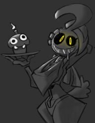 animatronic animatronic_female bav beakless chicken chicken_girl female five_nights_at_freddy's five_nights_at_freddy's_2 fnaf phasianid robot robot_girl scottgames toy_chica_(fnaf) yellow yellow_skin