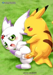 bbmbbf blush crossover culumon cum diamond_level digihentai digimon digimon_(species) digimon_tamers ear_biting female half-closed_eyes invalid_tag male mammal nintendo palcomix penis pietros_secret_club pikachu pokémon_(species) pokemon pokepornlive pussy rodent straight video_games