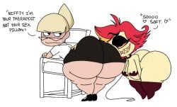 babydoll batman batman:_the_animated_series batman_(series) big_ass big_breasts big_butt hazbin_hotel large_ass large_breasts mary_louise_dahl niffty shortstack theslashfive thicc thick_ass thick_thighs vivienne_medrano vivziepop