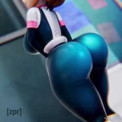 1girls boku_no_hero_academia huge_ass my_hero_academia ochako_uraraka tagme thick_thighs video voluptuous zpr