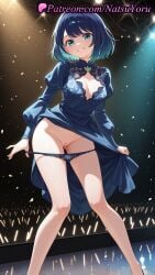 1girls 2025 ai ai_generated anime anime_style aqua_eyes asian audience bangs black_panties blue_dress blue_eyes blue_hair blue_panties blush breasts bust busty cleavage cleavage_cutout cleft_of_venus clothes_lift clothing_cutout colored_inner_hair concert cosplay crowd dress dress_lift feet_out_of_frame female female_focus female_only female_solo flashing floral_print glowstick gradient_hair grin hentai hi_res high_quality high_resolution highres juliet_sleeves kurokawa_akane labia legs lifted_by_self long_sleeves looking_at_viewer medium_breasts multicolored_hair natsuyoru oshi_no_ko paipan panties panties_down pantsu panty_pull parted_lips patreon public_indecency puffy_long_sleeves puffy_sleeves pulled_by_self pussy short_hair smile solo solo_female spotlight stable_diffusion stage stage_lights standing star_(symbol) teeth thighs uncensored underwear vagina voluptuous voluptuous_female