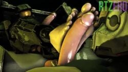 animated footjob gay halo halo_(game) halo_(series) master_chief rtzero tagme video