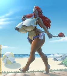 2017 anthro armpits ball beach beach_ball big_breasts breasts closed_eyes clothing cloud dinosaur elly female food grass headphones horn huge_breasts invalid_tag mammal marauder6272 nipples open_mouth penis penis_shaped_food phallic_popsicle popsicle portable_music_player rhinoceros sand seaside shirt short sidewalk sky sleeping tongue tongue_out water