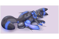 absurd_res animal_genitalia animal_penis anus balls barely_visible_anus bedroom_eyes big_balls big_knot big_penis black_balls black_body black_eyes black_fur blue_anus blue_body blue_collar blue_fur blue_pawpads blue_penis bodily_fluids border canine_genitalia canine_penis collar collar_only digital_drawing_(artwork) digital_media_(artwork) dripping eeveelution femboy feral fur gay gay_anal gay_male gay_sex generation_2_pokemon genital_fluids genitals hi_res homosexual homosexual_male homosexual_sex huge_balls huge_cock knot knotted_penis looking_at_viewer lying male male/male male_only male_penetrated male_penetrating male_penetrating_male markings narrowed_eyes nintendo notsafecat nude on_side pawpads penis pokemon pokemon_(species) precum precum_drip presenting presenting_penis raised_leg ring_(marking) ringed_tail seductive shiny_pokemon simple_background smile smirk solo star striped_markings striped_tail stripes sweat sweaty_balls sweaty_genitalia tail tail_markings thick_tail umbreon white_border yellow_sclera
