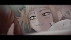 3d animated anime_style big_penis blonde_hair blowjob blowjob_face brown_eyes brown_hair cum cum_in_mouth femdom futa_on_female futanari himiko_toga longer_than_30_seconds my_hero_academia night nude nude_female nyash_(artist) ochako_uraraka pov pov_eye_contact school_uniform tagme video