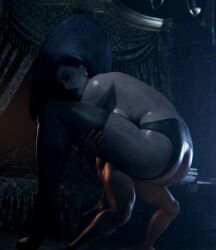 1boy 1boy1girl 1girls 3d 3d_(artwork) 3d_animation alcina_dimitrescu animated ass bare_ass bare_breasts big_ass capcom carrying carrying_partner faceless_character female_penetrated jnr larger_female larger_penetrated resident_evil resident_evil_8:_village short_video shorter_than_30_seconds size_difference smaller_male sound stand_and_carry_position tagme video video_game_character video_games