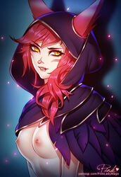 xayah from league of legends by pinkladymage