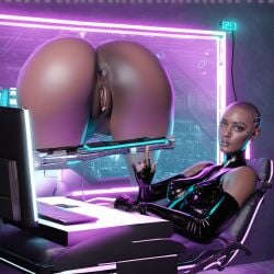 1girls 3d african african_female ai_generated ass ass_focus big_breasts breasts cd_projekt_red cyberpunk_2077 dark-skinned_female dark_skin female female_only hips latex_suit lingerie mature mature_female netrunner nowrin presenting presenting_ass presenting_hindquarters skin_tight skin_tight_outfit skin_tight_suit skinny skinny_female slim slim_waist stable_diffusion t-bug_(cyberpunk_2077) thighs