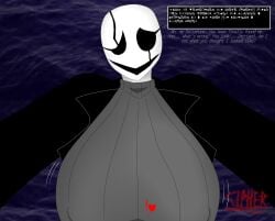 fem gaster from deltarune by cipherpablo