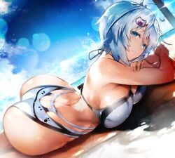 1girls 2d 2d_(artwork) 2d_artwork adult adult_female against_floor ahoge armpits arms_crossed ass ass_cleavage ass_crack back bare_armpits bare_arms bare_ass bare_back bare_butt bare_hands bare_hips bare_shoulders bare_skin beach big_breasts bikini bikini_bottom bikini_only bikini_top blue-eyed_female blue-haired_female blue_eyebrows blue_eyes blue_hair blue_sky breast_press breasts breasts_against_floor breasts_on_floor breasts_on_ground breasts_press breasts_pressed_against_floor breasts_pressed_together busty busty_female busty_girl child_bearing_hips closed_mouth_smile clouds coast collarbone crossed_arms curvaceous curvaceous_body curvaceous_female curvaceous_figure curvaceous_hips curvy curvy_ass curvy_body curvy_female curvy_figure curvy_hips day daylight daytime dennou_shoujo_youtuber_shiro digital digital_art digital_drawing digital_drawing_(artwork) digital_media digital_media_(artwork) elbows exposed_armpits exposed_arms exposed_ass exposed_back exposed_butt exposed_hips exposed_shoulders exposed_skin female female_focus female_only fertile_hips fingers hair_between_eyes hair_clip hair_clips hair_ornament hair_ornaments hairclip hairclips half-closed_eyes half_naked half_nude halterneck head_tilt high_resolution highres horizon hourglass_figure large_boobs large_breasts lean_figure looking_at_viewer lying lying_down lying_on_breasts lying_on_floor lying_on_ground lying_on_stomach mature mature_female median_furrow medium_hair naked naked_female naked_woman narrow_waist nishiide_kengorou nude nude_female nudity ocean on_breasts on_floor on_ground on_stomach outdoor outdoor_nudity outdoors outside plump_breasts pressing_breasts pressing_breasts_together sand sea seaside semi_nude short_hair shoulders sideboob siro_(dennou_shoujo_youtuber_siro) sky slender_body slender_waist slim_waist smile smiley_face smiling smiling_at_viewer smirk solo swimsuit swimwear thick_ass thick_butt tilted_head virtual_youtuber vtuber vtuberfanart white_bikini white_bikini_bottom white_bikini_top white_swimsuit white_swimwear wide_hips