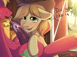 big_macintosh_(mlp) braeburn_(mlp) cousins duo equine fensu-san friendship_is_magic horse incest male mammal my_little_pony penis yaoi