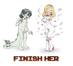 1boy 1girls afraid belly_button blonde_hair blush destroyed_clothing dragon_boy dragon_prince_(seventystudios) english english_text female_prey femsub freckles hairband heart_hair_ornament heart_pendant high_heel_boots imminent_vore long_gloves male/female male_pred navel nude nude_female nude_girl nude_male nude_teen nude_teenager original_character original_characters pink_areolae pink_nipples pink_panties princess seventystudios strawberry_kiss submissive_female tagme teenage_female teenage_girl teenage_prey teenage_princess virgin_pussy xep