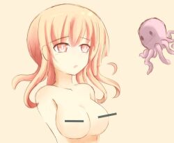1girls :o bar_censor bare_arms bare_breasts bare_chest bare_midriff bare_nipples bare_shoulders bare_skin bare_tits breasts busty busty_female busty_girl censored censored_breasts censored_nipples completely_naked completely_naked_female completely_nude completely_nude_female exposed_arms exposed_breasts exposed_chest exposed_midriff exposed_nipples exposed_shoulders exposed_skin exposed_tits eyebrows_visible_through_hair female female_only fully_naked fully_nude ginger ginger_hair large_breasts naked naked_female naked_woman nude nude_female nudity open_mouth orange-haired_female orange_eyebrows orange_hair orange_hair_female pink-eyed_female pink_eyes rinine topless topless_female yellow_background