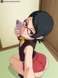sarada uchiha from boruto: naruto next generations by sexyexxchi