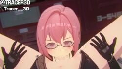 1boy 1girls 3d animated anna_anon blowjob continue_after_cum cum cum_in_mouth fellatio female glasses gloves koikatsu longer_than_30_seconds male male/female male_pov mihoyo oral oral_sex pale-skinned_female pale-skinned_male pale_skin pink_hair post_orgasm_torture pov pov_eye_contact sound sound_effects sucking sucking_penis tagme tracer3d tsukishiro_yanagi video wise_(zenless_zone_zero) zenless_zone_zero
