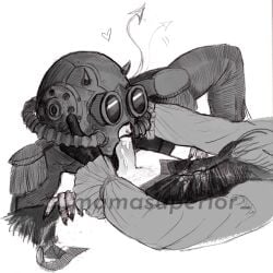 nameless ghoul from ghost bc by  mamasuperior 
