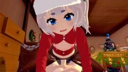 1boy 1girls 3d animated big_head blue_eyes christmas christmas_clothing christmas_decorations christmas_lights christmas_ornaments christmas_outfit christmas_tree cowgirl_position cum cum_inside el_joshypoonsfw exposed_breasts female_focus female_orgasm first_person_view flat_chest flat_chested koikatsu light-skinned_female light-skinned_male light_skin marimari_en moaning navel nipples open_clothes pantyhose phase_connect phase_invaders_quest pov santa_hat scratch-key sex short_eyebrows short_hair sound sound_effects squirting squirting_orgasm sweater tagme thick_eyebrows torn_pantyhose vaginal_penetration vaginal_sex video virtual_youtuber vtuber white_hair