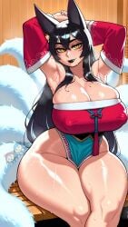 ahri from league of legends by dizelxl